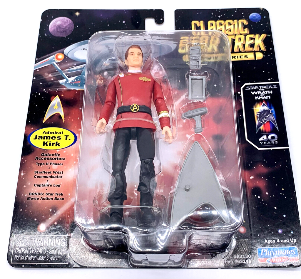 Star Trek Wrath of Khan Admiral James T. Kirk 5 inch Action Figure Classic