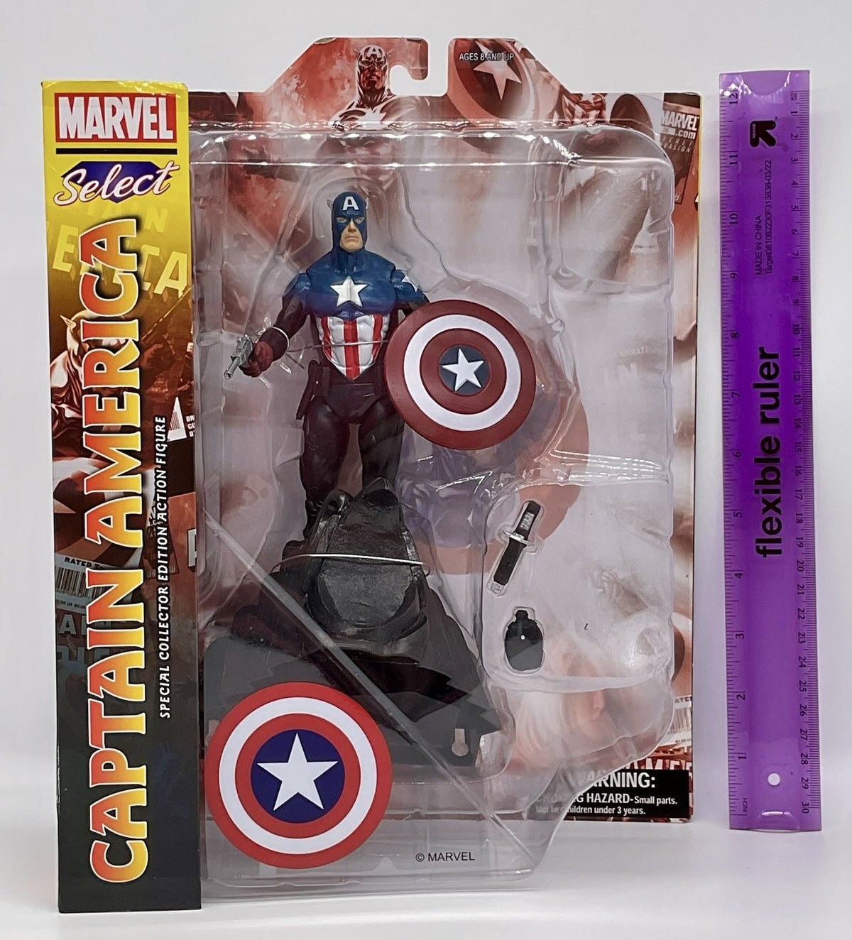 Captain America Marvel Select Action Figure 2021 Figure and Accessories