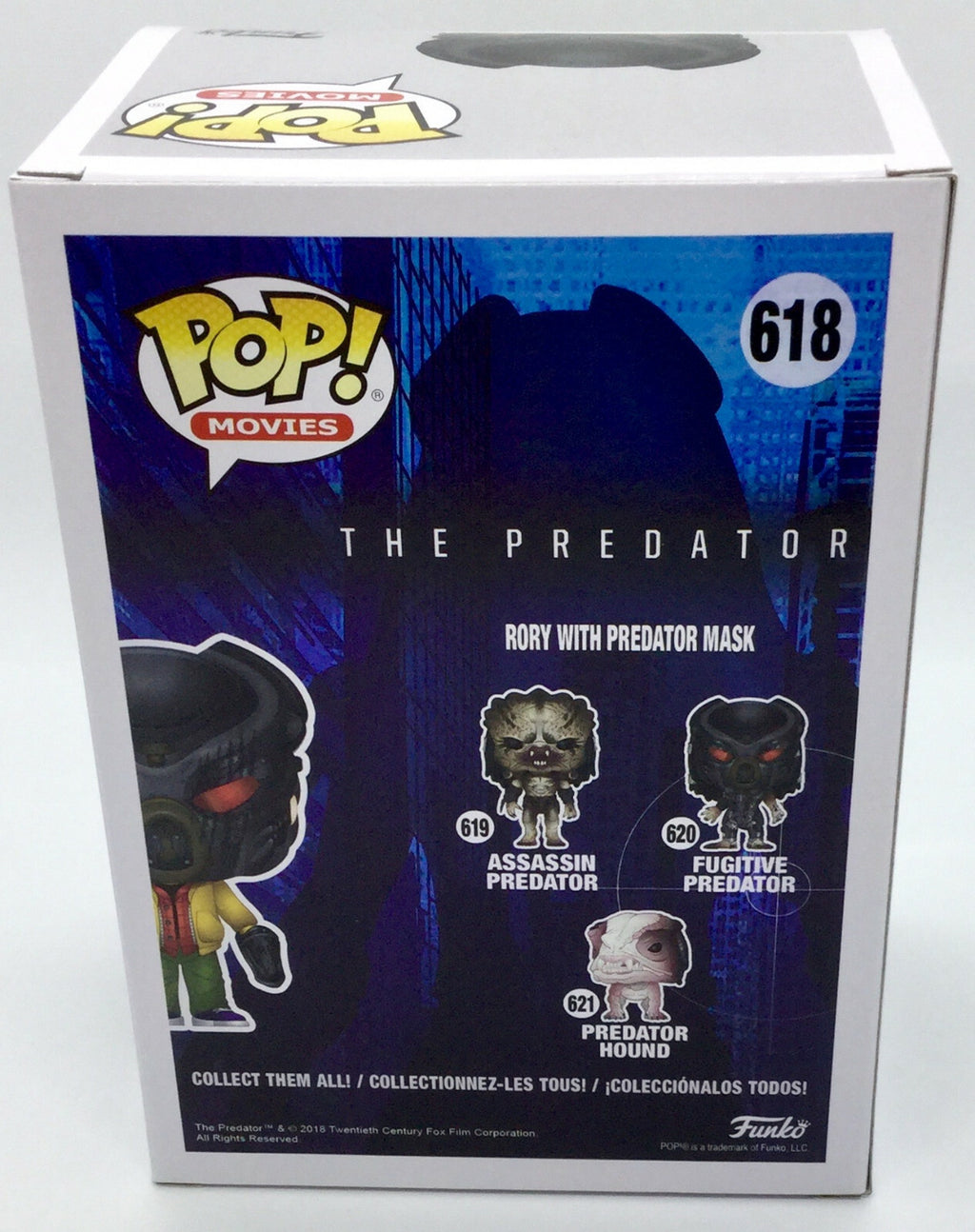 Rory with Predator Mask Pop #618 Predator Funko 2018 Vaulted Exclusive Limited