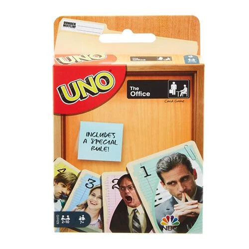 UNO Card Game The Office Edition Mattel Family Fun Card Game The Office