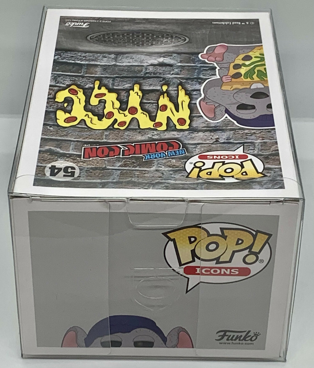 Pizza Rat Pop #54 NYCC 2020 Funko Icons Limited Edition Exclusive in Protector 