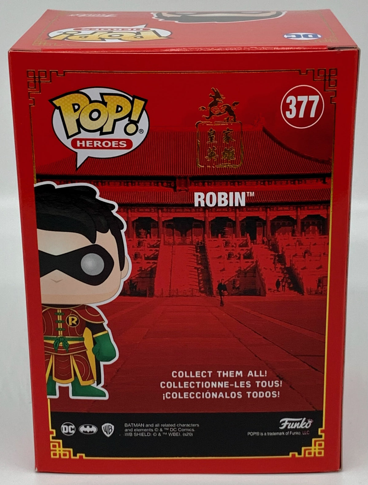 Robin Pop #377 DC Comics Imperial Palace Funko Heroes 2020