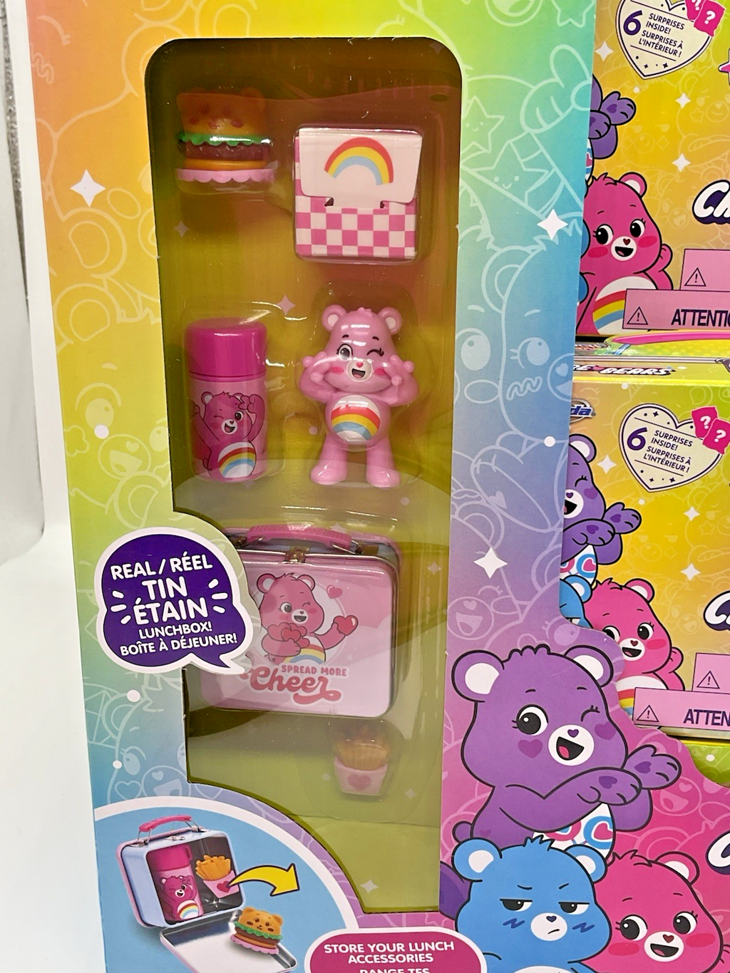 Lunch Buddies Care Bears Blind Box 2026 Includes 6 Surprises, READ Chance Chase