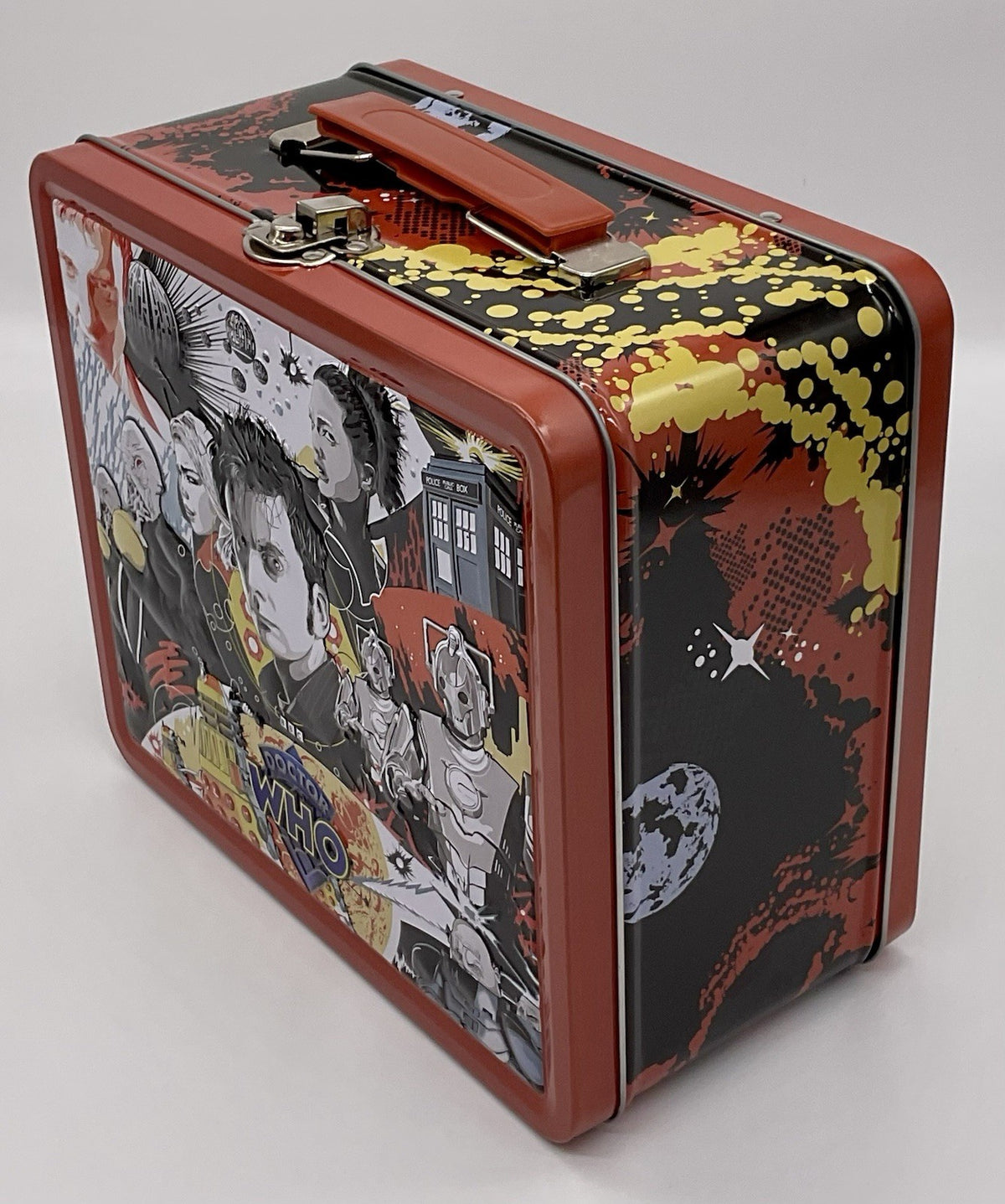 Doctor Who PX Exclusives Metal Lunch Box with Beverage Container BBC Tin Titans