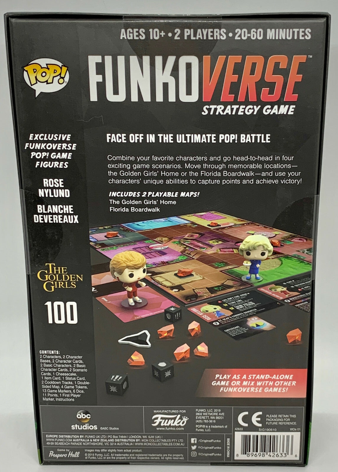 The Golden Girls 100 Pop Funkoverse Strategy Game 2019 Rose and Blanche