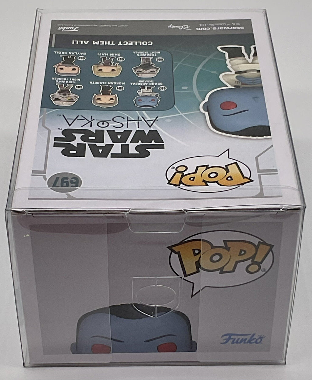 Grand Admiral Thrawn Pop #697 Star Wars 2024 SDCC Limited Edition with Protector