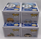 Cinderella 4 Piece Funko Pop Set - Disney Fairy Godmother, Jaq + Gus Gus, Prince