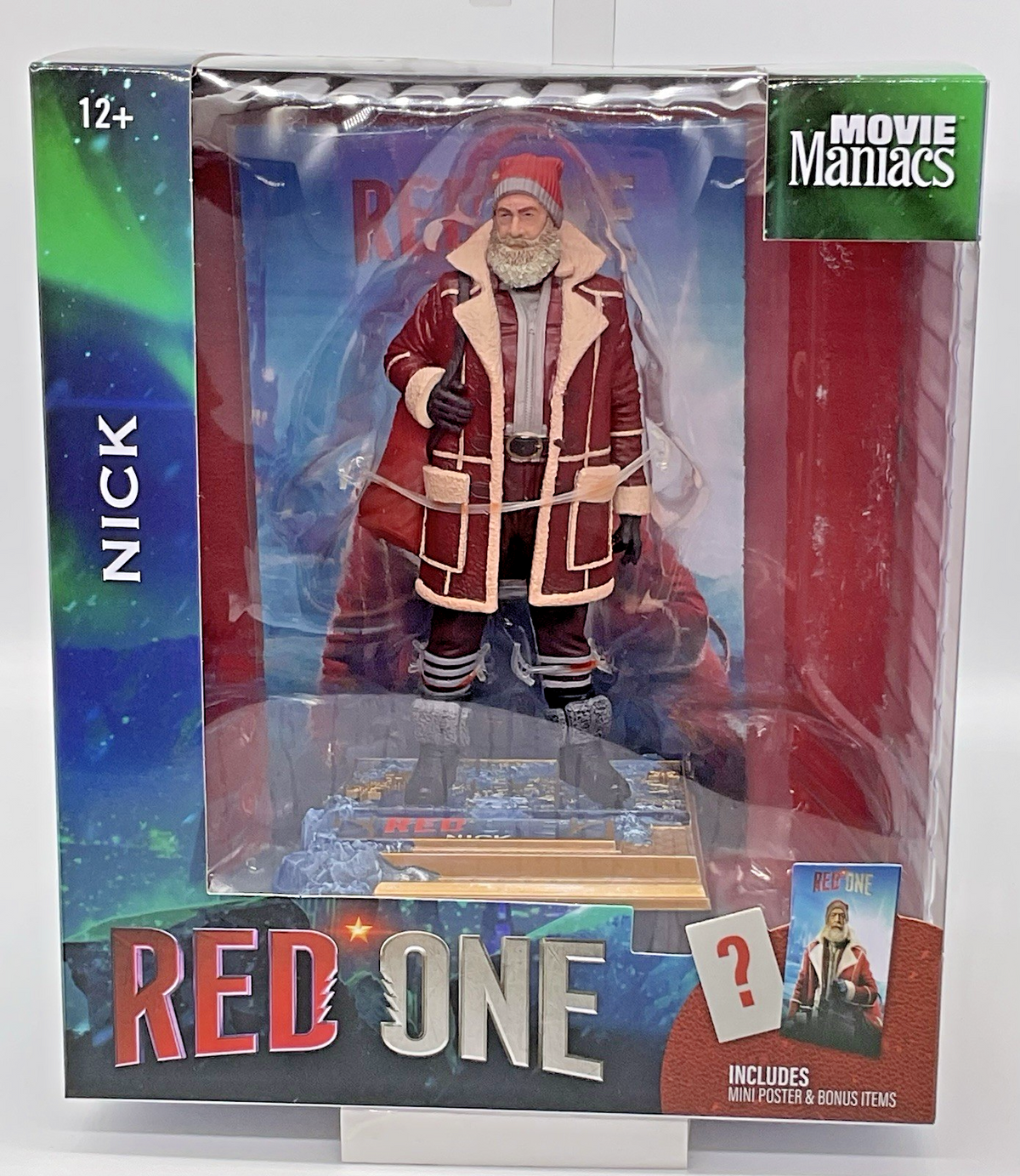 Red One Nick Movie Maniacs Posed Figure Limit Edition 4,900 includes mini poster