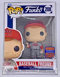 Baseball Freddy Pop #208 Funko Wondrous Convention 2023 Lmtd Edition Protector