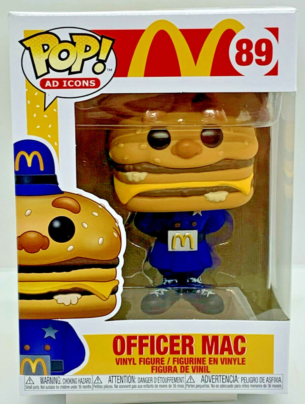 Officer Mac Pop #89 McDonald's Funko Pop Ad Icons 2020