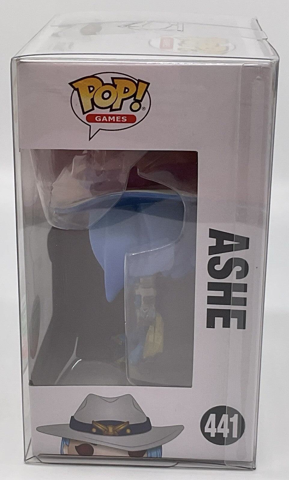 Ashe Pop #441 Overwatch Funko Exclusive 2019 Vaulted Comes in Pop Protector