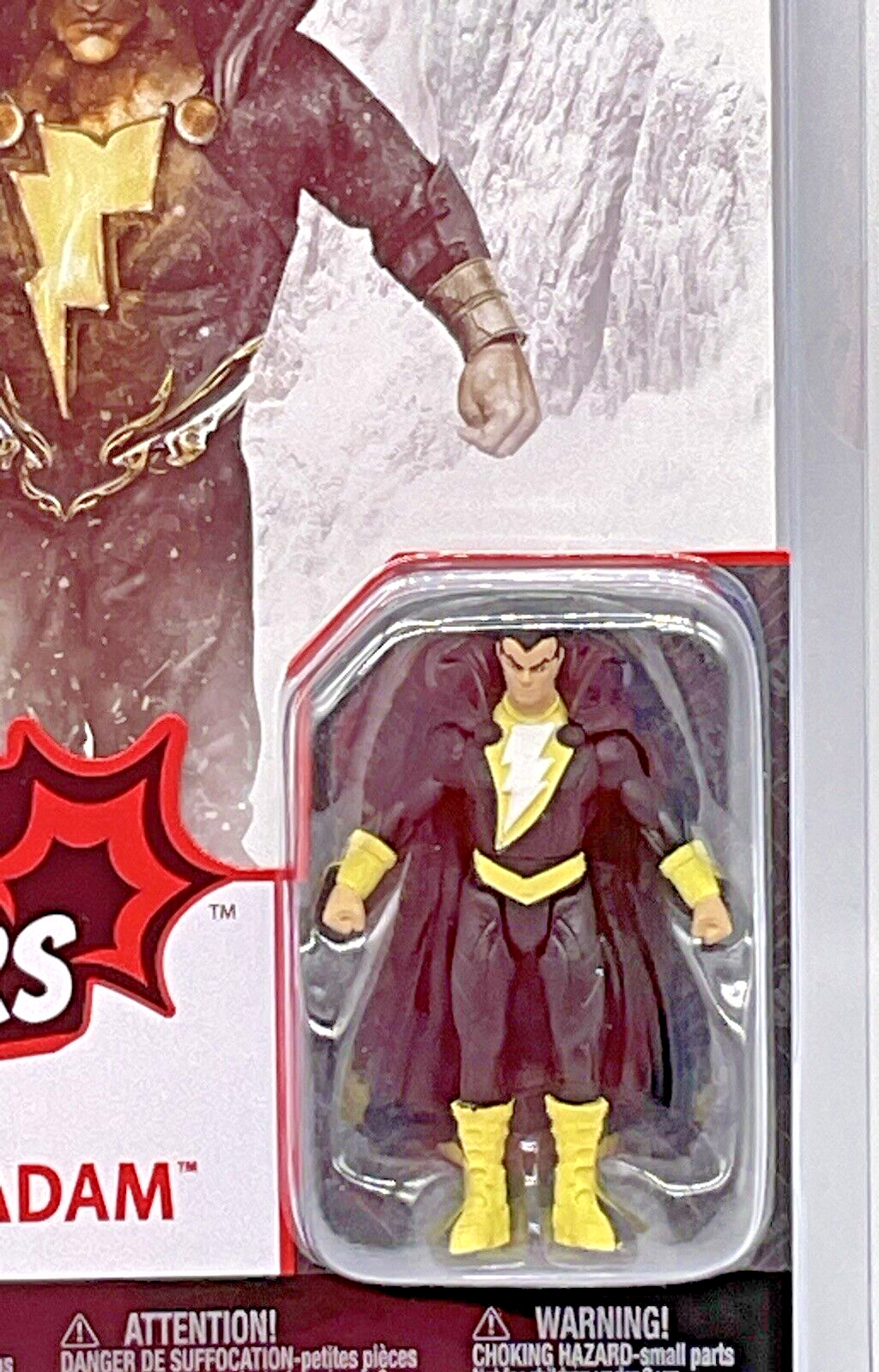 Black Adam Figure and Comic Book DC Endless Winter Special #1 - 3in. Figure