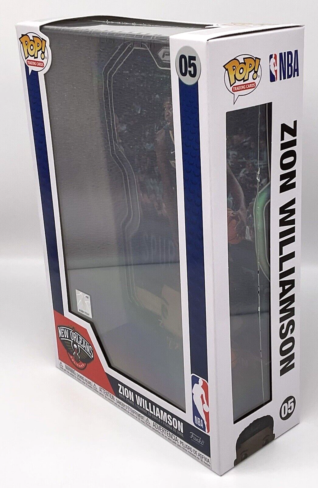 Zion Williamson Pop Trading Card Figure #05 Funko NBA 2022 NBA