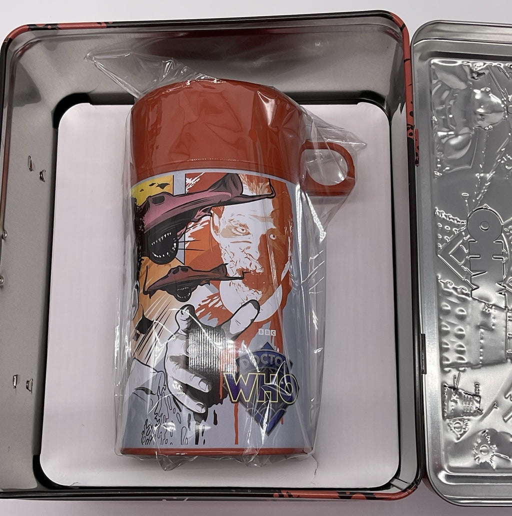 Doctor Who PX Exclusives Metal Lunch Box with Beverage Container BBC Tin Titans