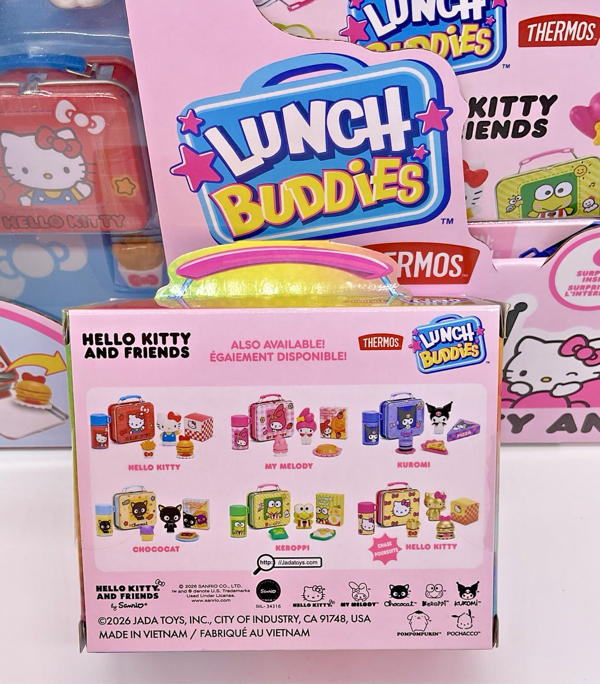 Lunch Buddies Hello Kitty and Friends Blind Box 2026 Jada Toys READ Chance Chase