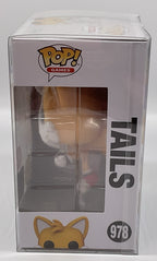 Tails Pop #978 Sonic the Hedgehog Funko Pop 2025 Chase Flocked in Pop Protector