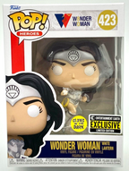 Wonder Woman White Lantern Pop #423 Glows Funko Pop Heroes EE Exclusive 2021