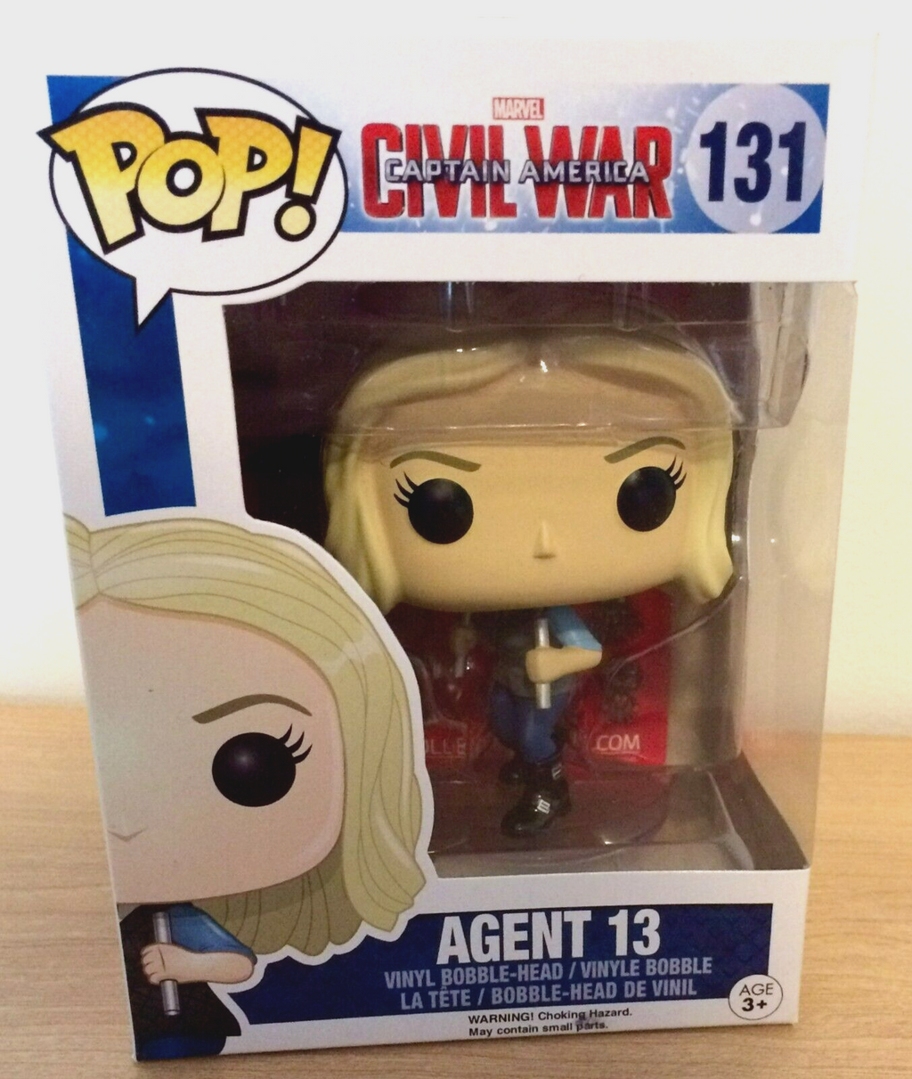 Agent 13 Pop #131 Marvel Captain America Civil War Funko Pop 2015 Vaulted