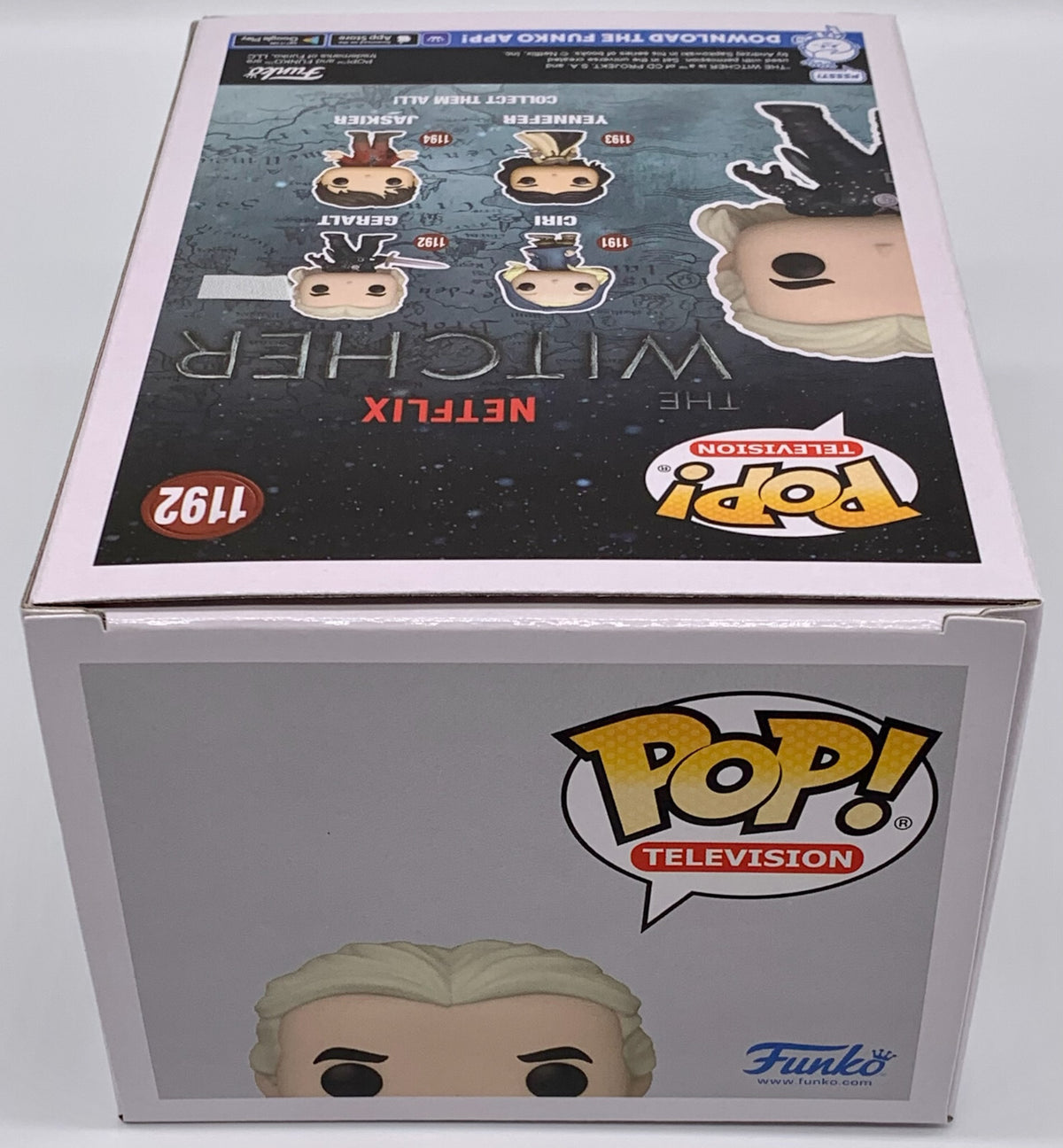 Geralt Pop #1192 The Witcher Funko Pop Television Netflix 2021