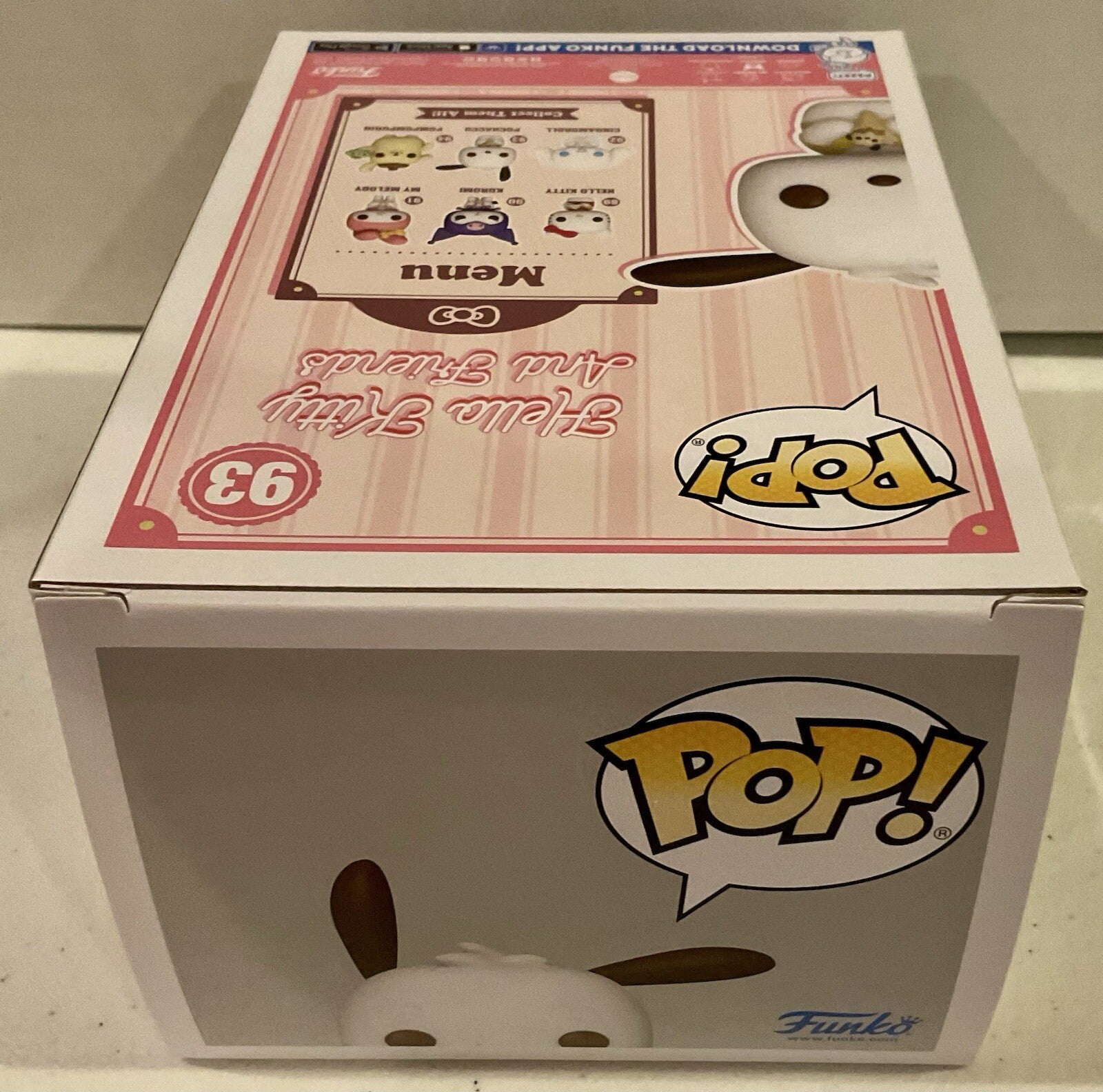 Pochacco Pop #93 Hello Kitty and Friends Funko 2024 Pochacco with Ice Cream
