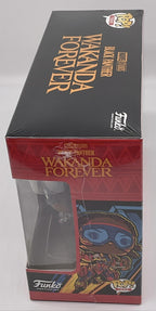 Black Panther Wakanda Forever Funko Pop + Tee Size Large Marvel Iron Heart Glows