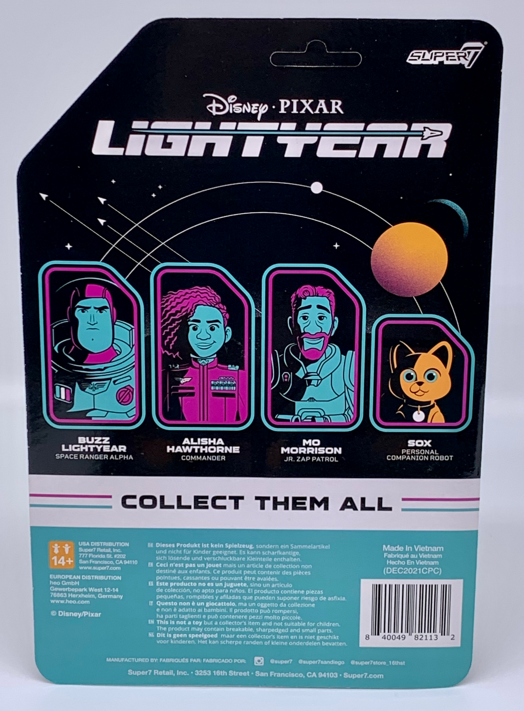 Buzz Lightyear Space Ranger Alpha ReAction Figures 3 ¾ in Disney Pixar Lightyear