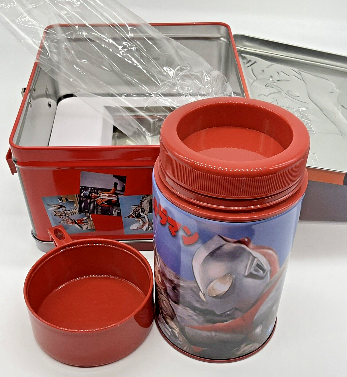 Ultraman Metal Lunch Box with Beverage Container Tin Titans PX Exclusives