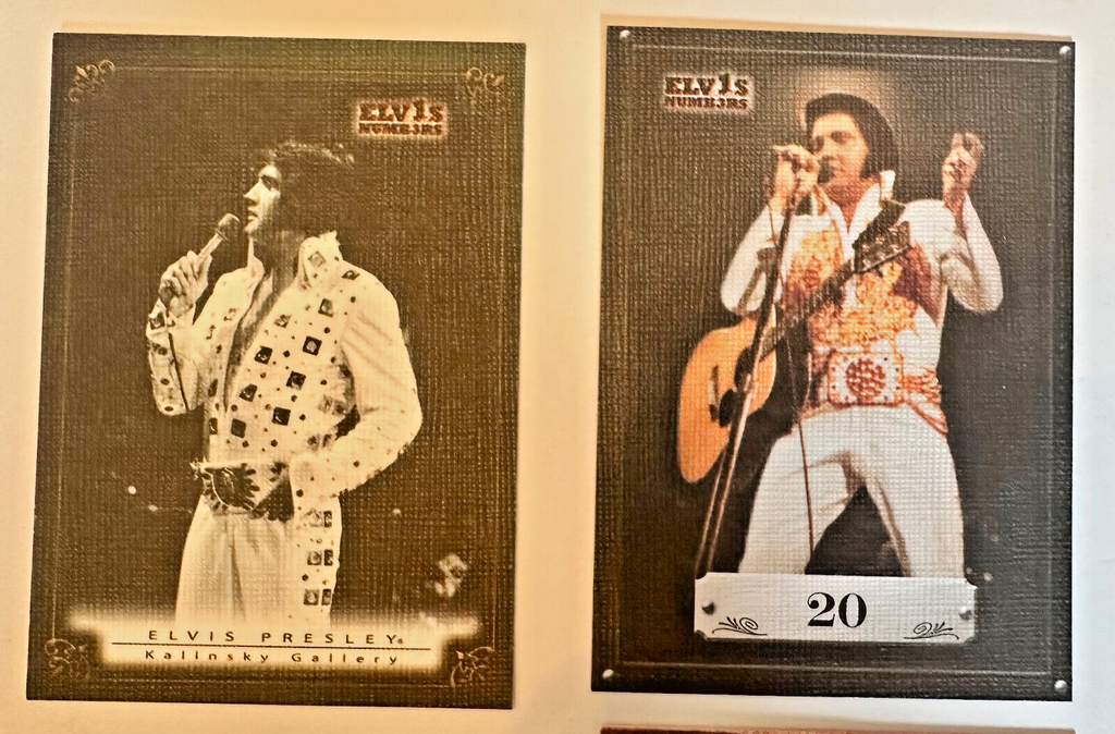 Elvis by the Numbers Collectible Cards Press Pass 5 Cards per Pack Sealed Packs