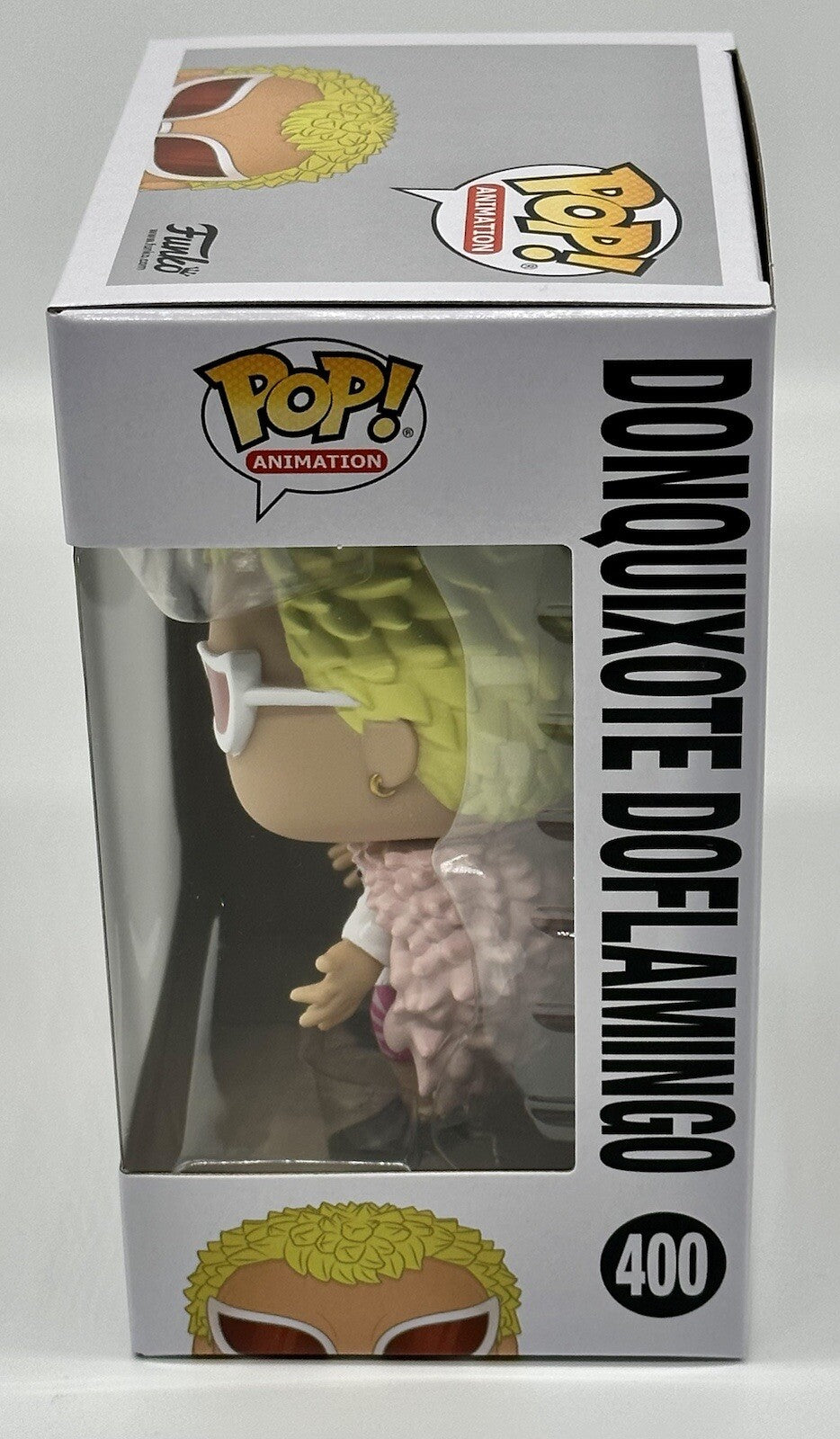 Donquixote Doflamingo Pop #400 One Piece Funko Pop Animation in Pop Protector