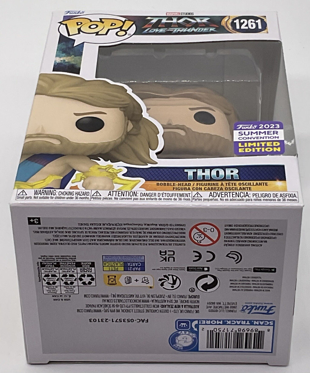 Thor Pop #1261 Thor Love + Thunder Funko 2023 SDCC Exclusive with Protector