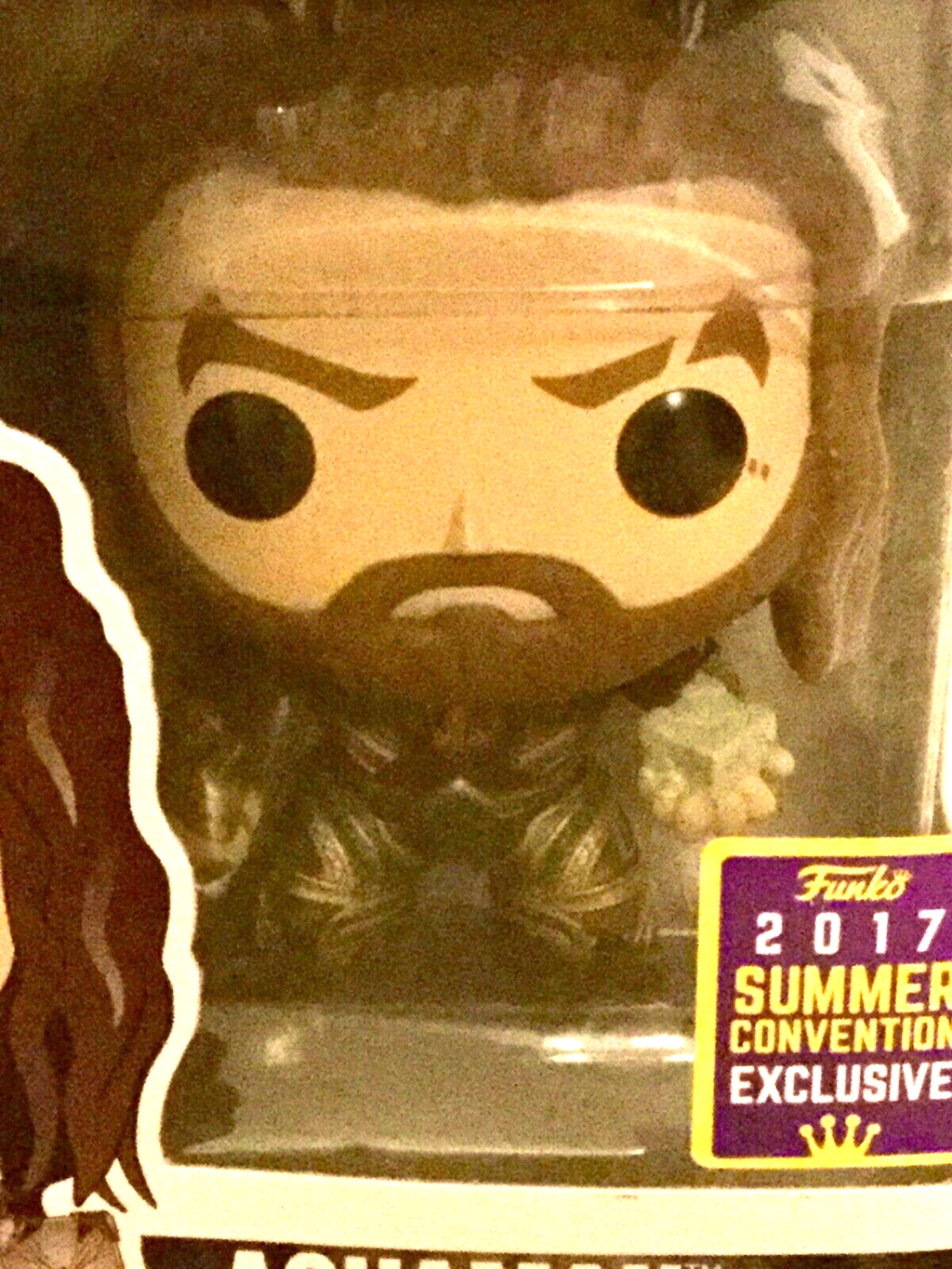 Aquaman Mother Box Pop #199 Justice League Funko 2017 Vaulted SDCC Summer Conv