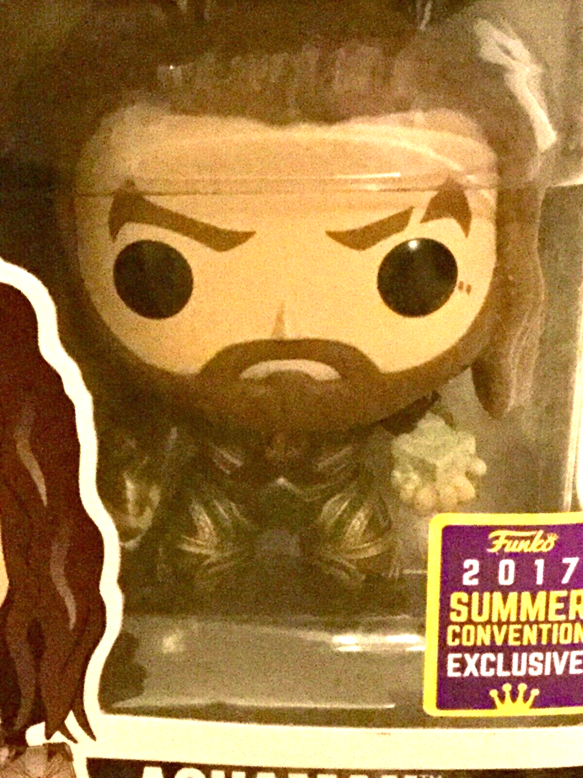 Aquaman Mother Box Pop #199 Justice League Funko 2017 Vaulted SDCC Summer Conv