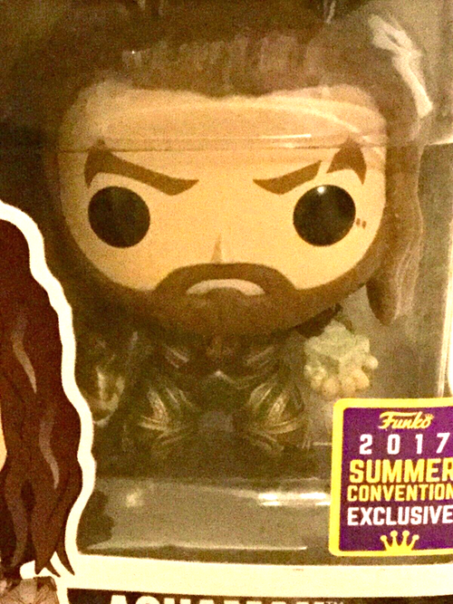Aquaman Mother Box Pop #199 Justice League Funko 2017 Vaulted SDCC Summer Conv