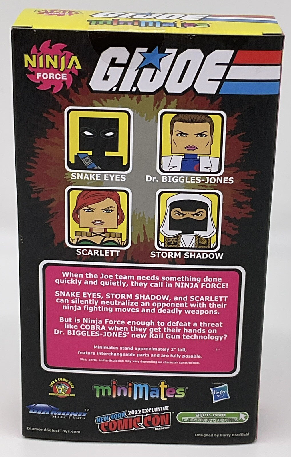 G.I. Joe Minimates Anniversary Box Set NYCC 2022 Exclusive 4 Characters included