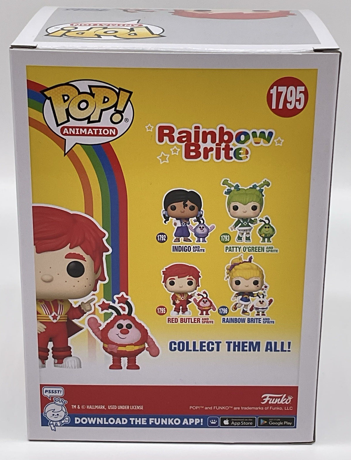 Red Butler and Sprite Pop #1795 Rainbow Brite Funko Pop Animation 2024