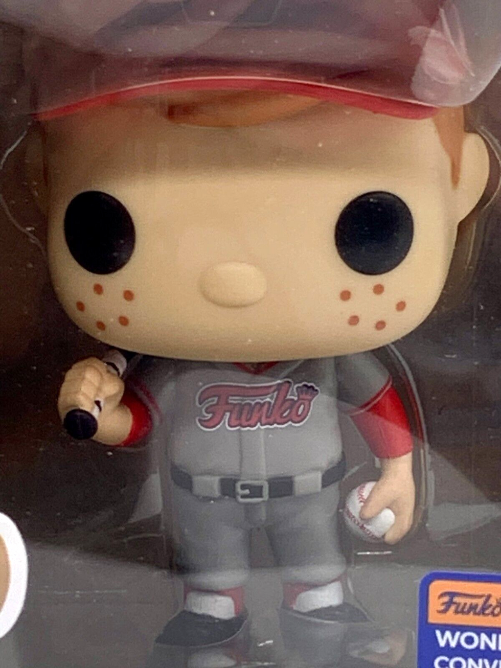 Baseball Freddy Pop #208 Funko Wondrous Convention 2023 Lmtd Edition Protector