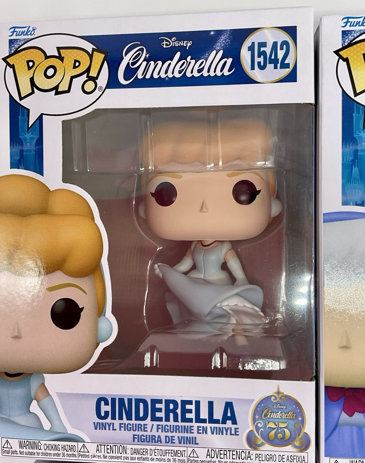 Cinderella 4 Piece Funko Pop Set - Disney Fairy Godmother, Jaq + Gus Gus, Prince