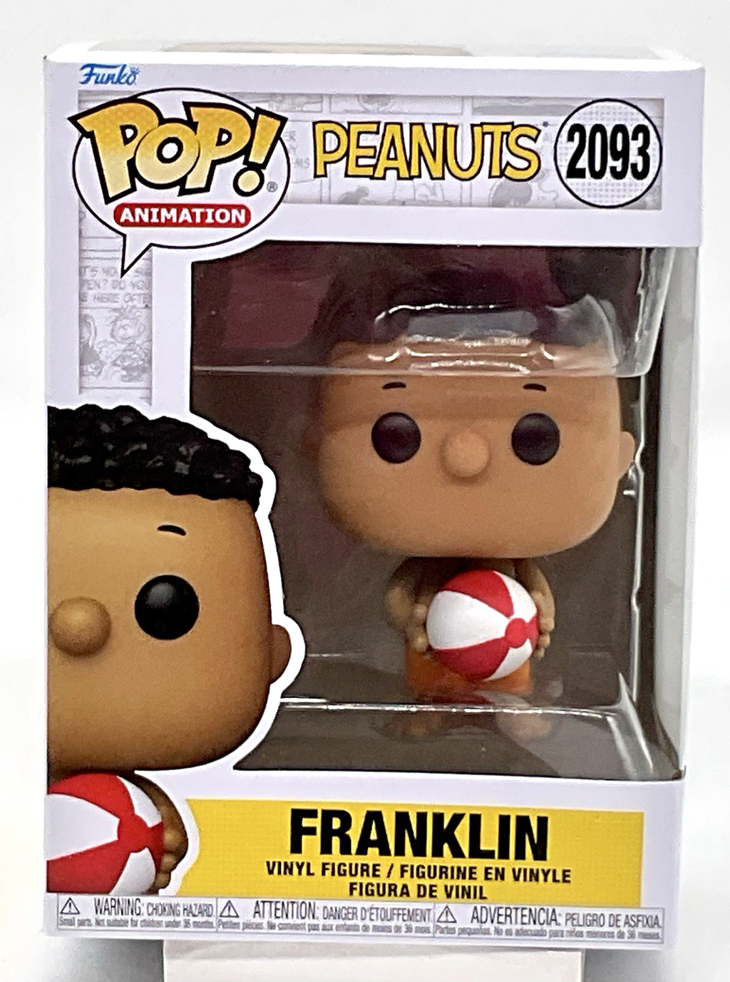 Peanuts Franklin Pop #2093 Peanuts Funko Franklin with Ball 2025