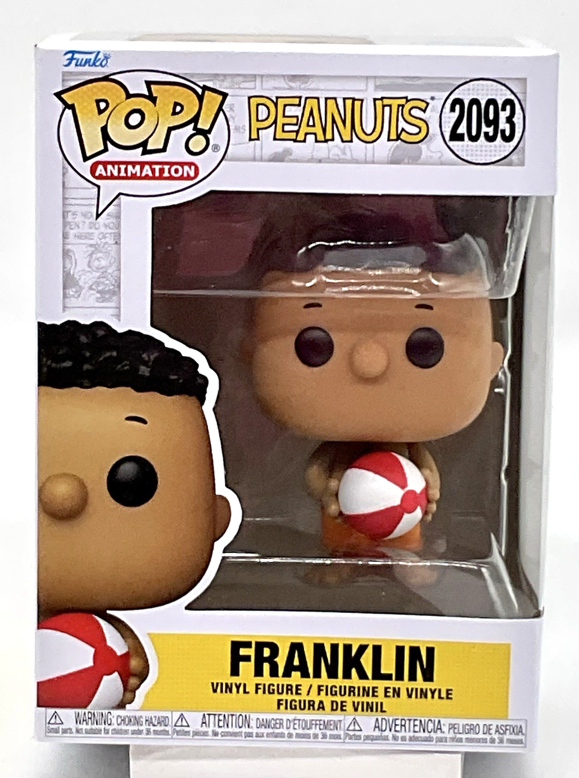 Peanuts Franklin Pop #2093 Peanuts Funko Franklin with Ball 2025