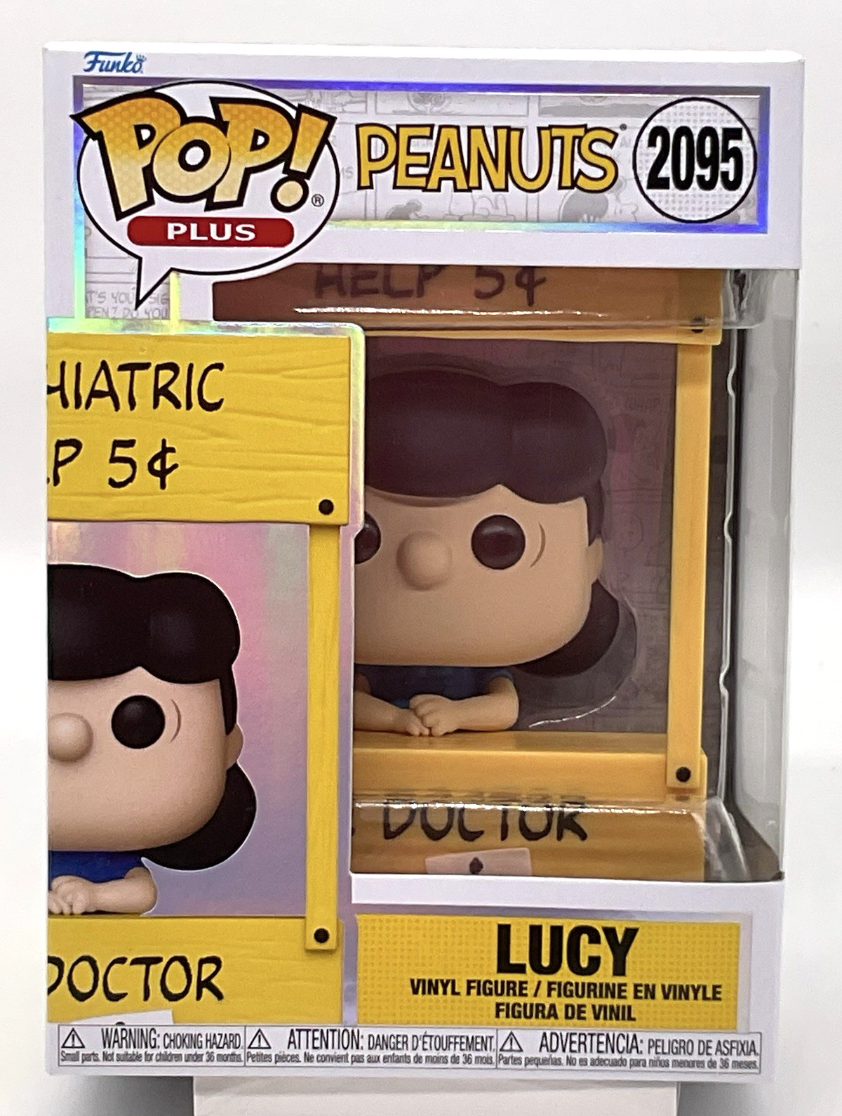 Peanuts Lucy "Doctor is In" Pop #2095 Funko Pop Plus 2025 Peanuts Comics