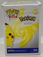 Pokemon Pikachu Waving Pop #553 Funko Games 2019