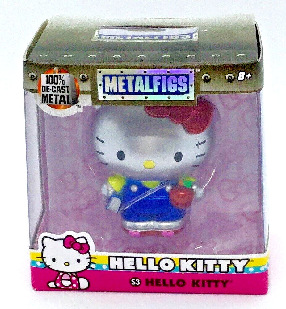 Hello Kitty 2 ½ inch Nano MetalFigs Mini Figure S3 School Blue Jumper Die Cast