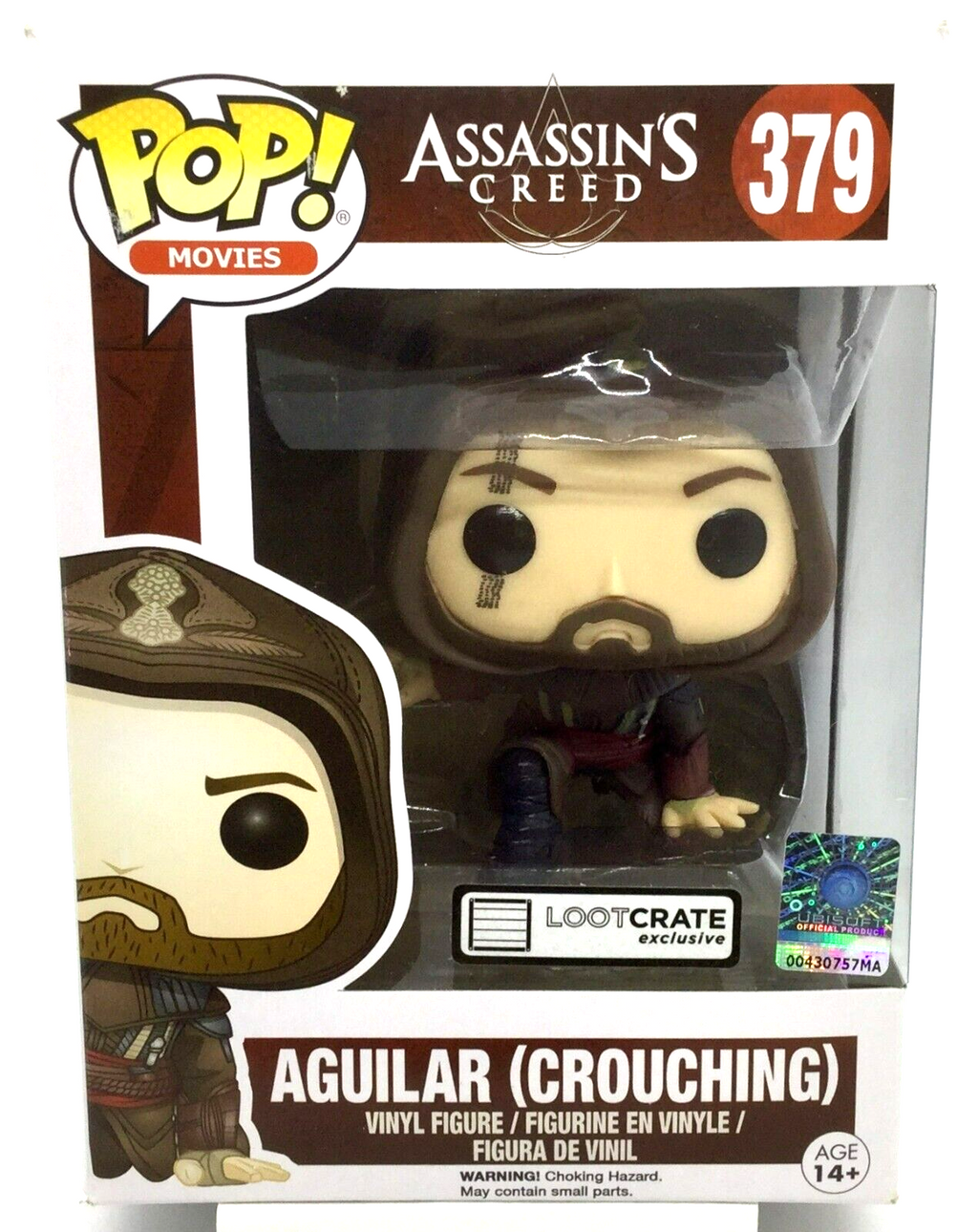 Aguilar Crouching Pop #379 Assassins Creed Funko 2016 Vaulted Loot Crate Excl