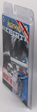 Nightwing Figure and Comic Book Rebirth DC Nightwing 3 in. Figure McFarlane Toys