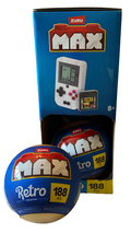 Max Retro Build Brick 188 Pieces by Zuru Game Boy with Cartridge Building Blocks