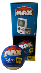 Max Retro Build Brick 188 Pieces by Zuru Game Boy with Cartridge Building Blocks