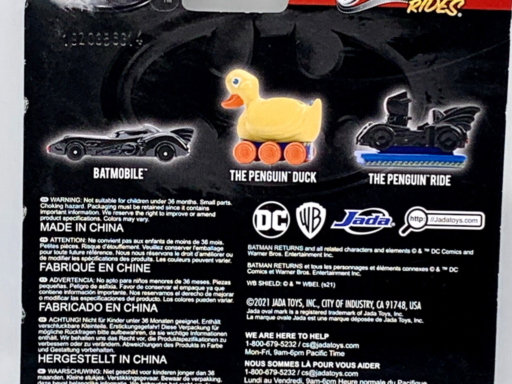 Nano Hollywood Rides Batman DC Collectors Die Cast Series 3 vehicle pack 2021