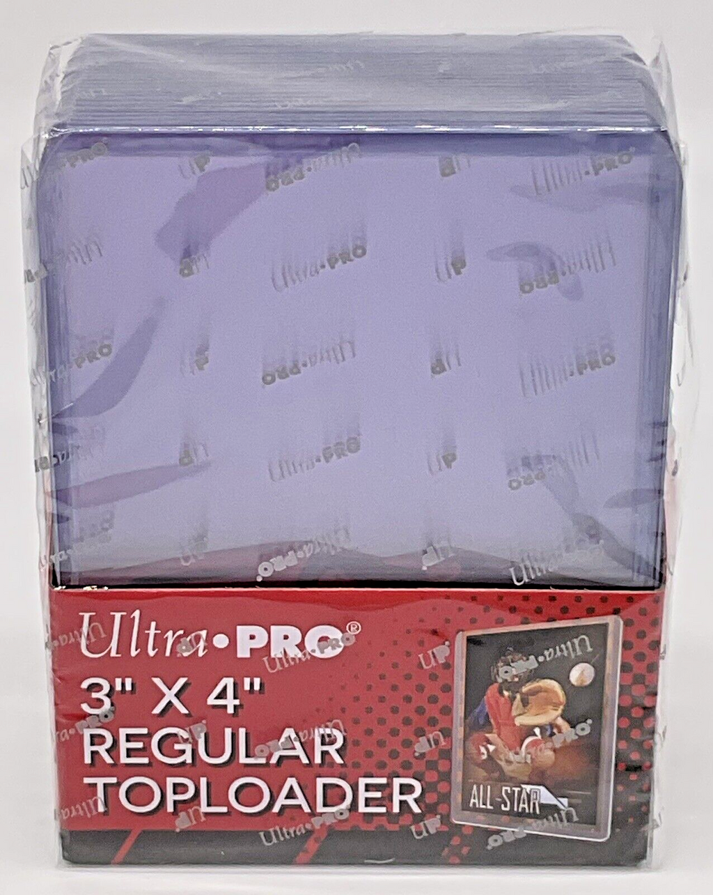 Ultra Pro 3” X 4” Regular Top Loader 25 Pack Clear Holds 2 1/2" x 3 1/2" Cards
