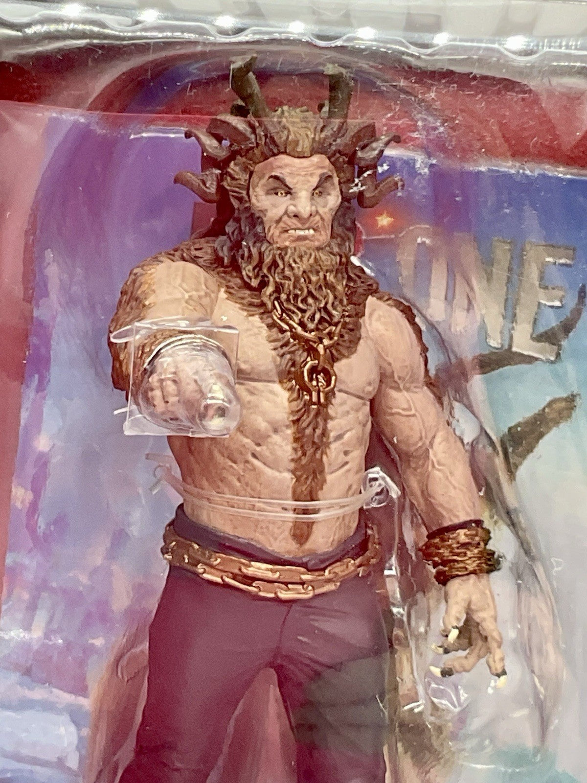 Red One Krampus Movie Maniacs Posed Figure Limit Edition 4,800 Mini Poster +