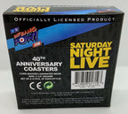 Saturday Night Live 40th Anniversary Coasters Set of 8 - 3 3/4 inch Wooden 